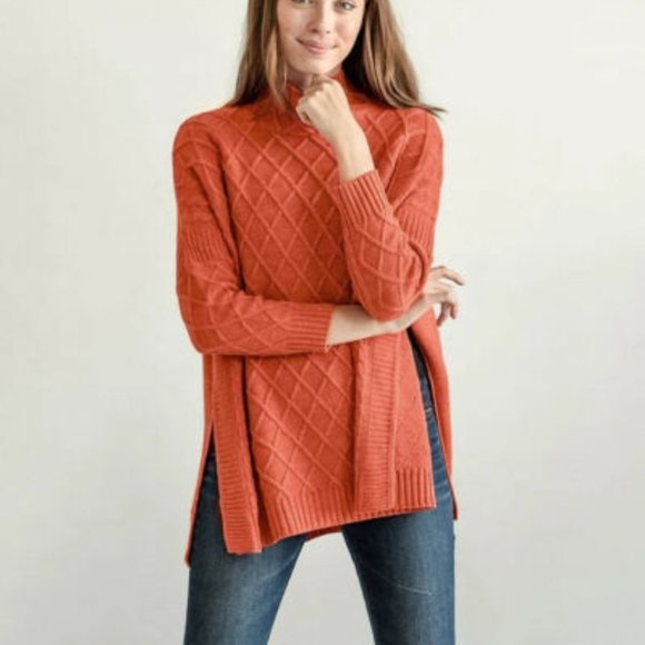 Mer Sea Libson Traveler Sweater Lattice Front OSFM - Picture 3 of 12